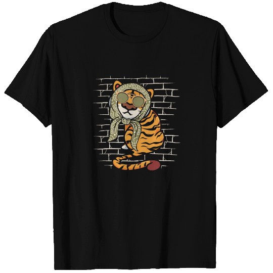 Tiger Sunglasses Scarf T Shirts