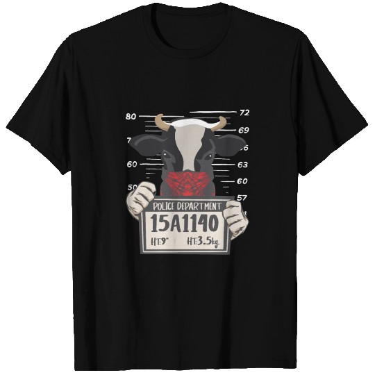 Cow Cattle Mugshot T Shirts