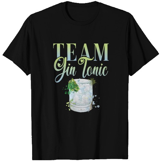 Team Gin Tonic Cocktail for Bartender T Shirts