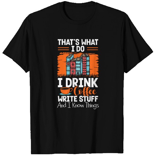 Author Books Journalist Thriller T Shirts