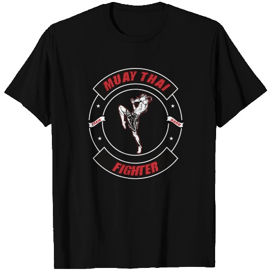 Muay Thai Train Hard Fighter Design MMA Fighter T Shirts