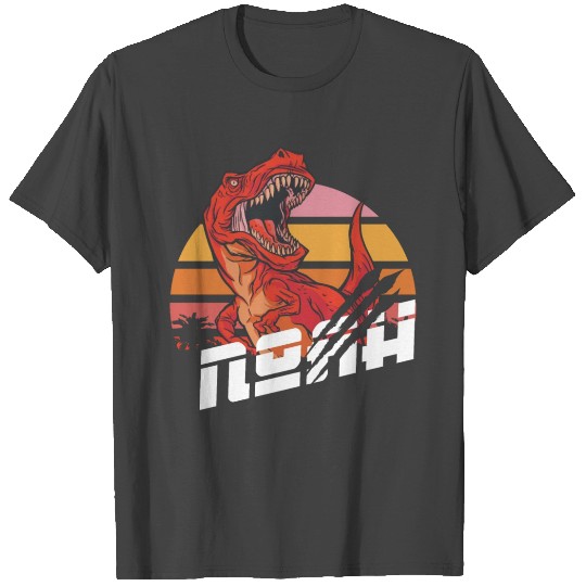 NOAH - Lovely boy name with T-REX dino T Shirts