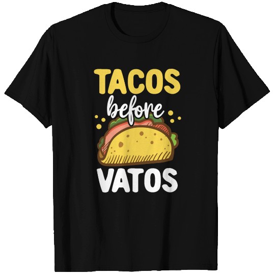 Tacos Valentine Gift Him Her Tacos Before Vatos T Shirts