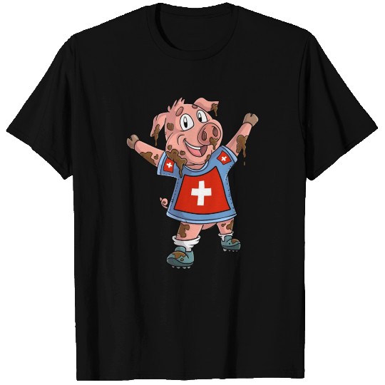 Fan Pig Switzerland T Shirts