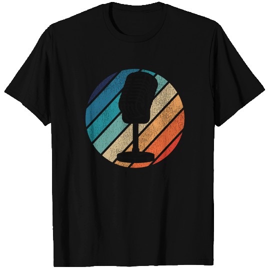 Karaoke Singer Microphone Vocalist T Shirts