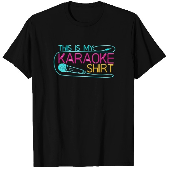 Karaoke Singer 80s Retro This Is T Shirts