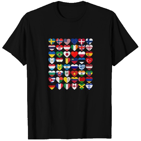 Flags of the Countries of the World International T Shirts