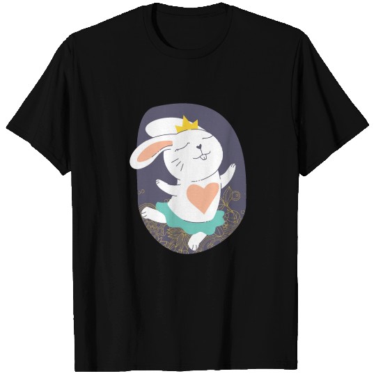 kawaii baby bunny dancing and feeling joyful T Shirts