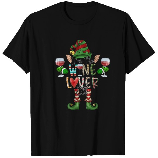 Im The wine Lover Elf T Shirts