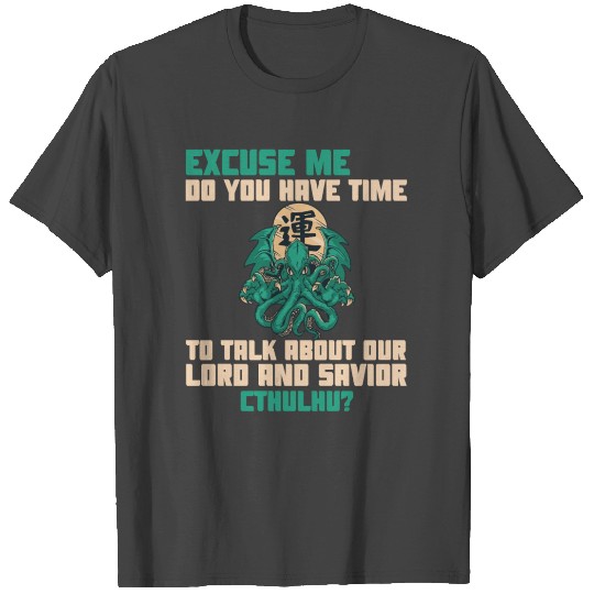 Cthulhu Lord & Savior Funny Parodie Gift T Shirts