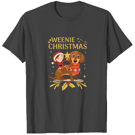 Dachshund Christmas T Shirts