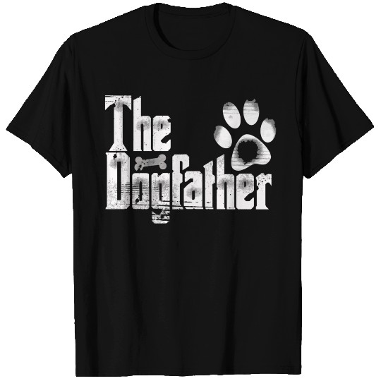 The Dogfather Bone Dog Lover Dad Funny Father'S Da T Shirts