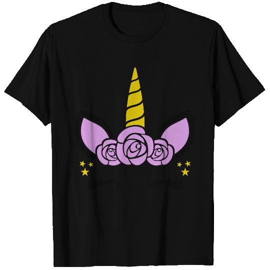 Unicorn flower T Shirts