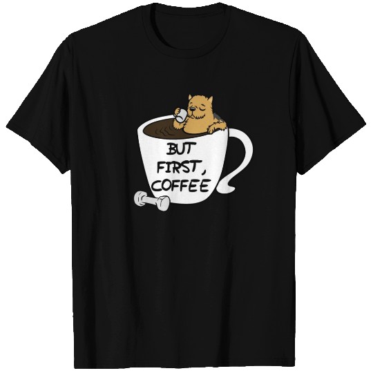 But First Coffee Yorkshire Terrier T Shirts