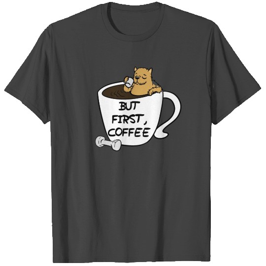 But First Coffee Yorkshire Terrier T Shirts