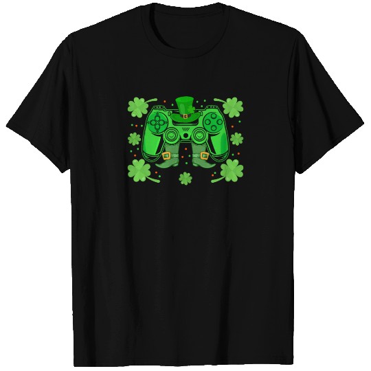 Video Game Controller Irish Gamer Boys St Patricks T Shirts