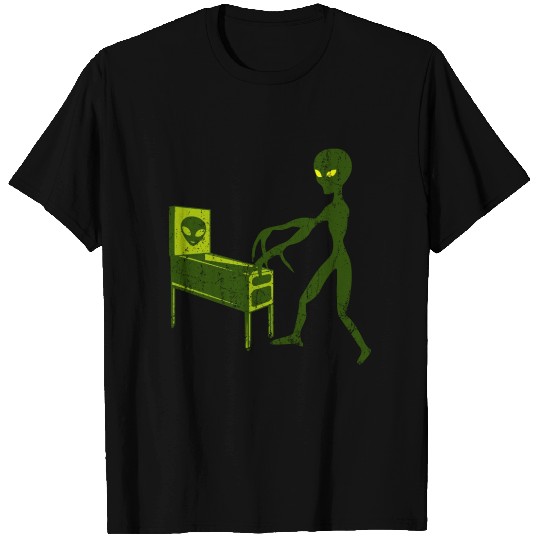 Alien Funny PINBALL GAME T Shirts