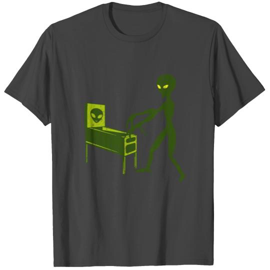 Alien Funny PINBALL GAME T Shirts