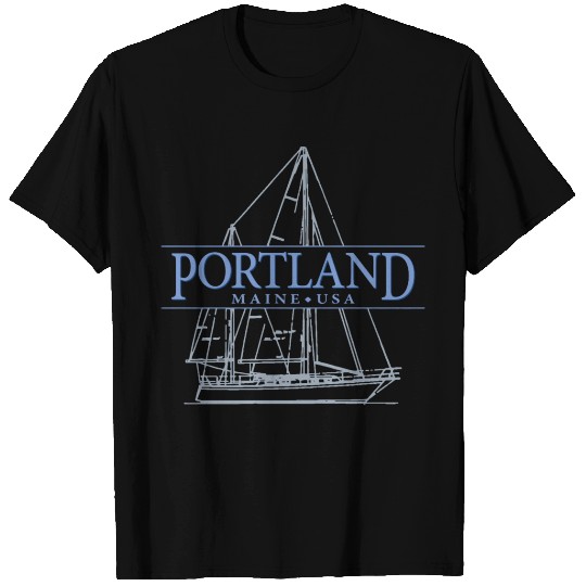 Portland Maine Sailing T Shirts