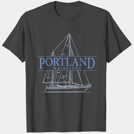 Portland Maine Sailing T Shirts