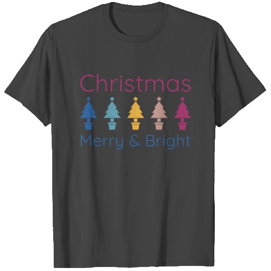 Christmas Merry and Bright T Shirts