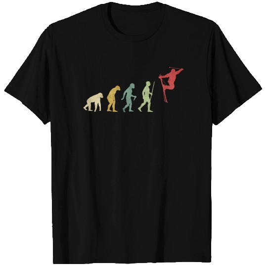 Skiing Extreme Freestyle Evolution T Shirts