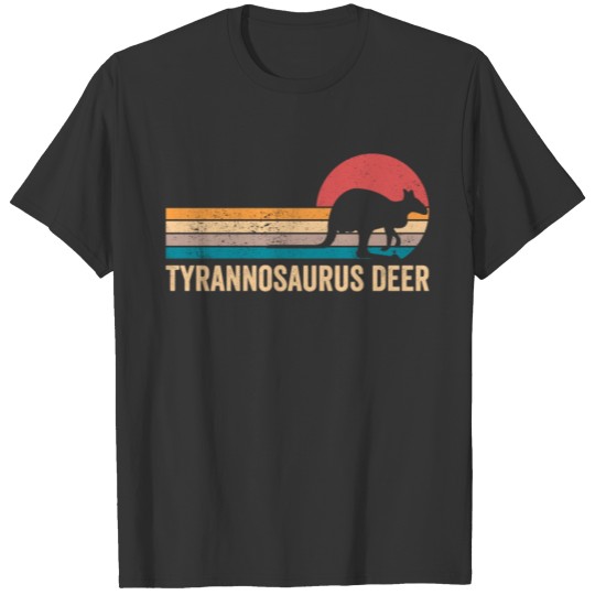 Funny Kangaroo Tyrannosaurus Deer Retro T Shirts
