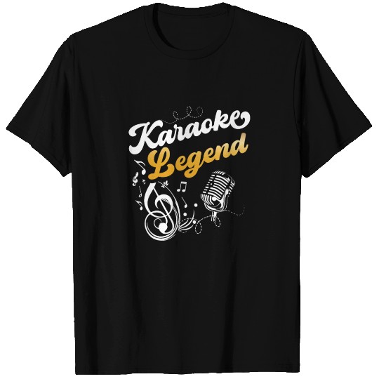 Karaoke Legend Singer Voice Coach Singing T Shirts