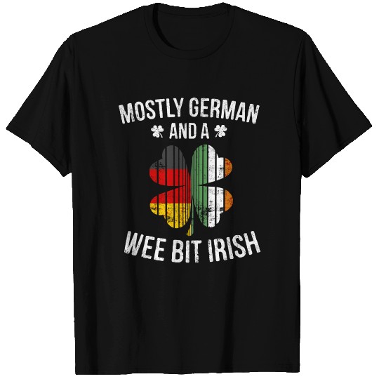 German Wee Bit Irish Germany Patrick Day T Shirts