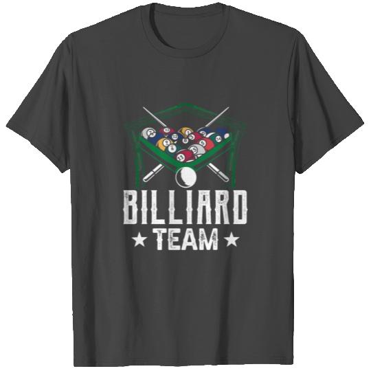 Billiard Team Lover Player Pool Billard T Shirts