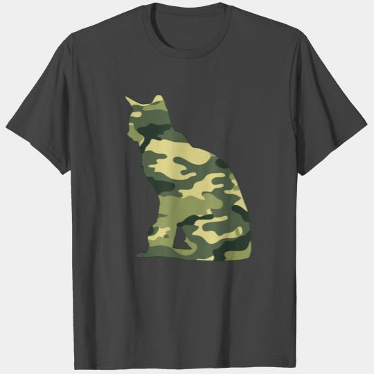 Military Burmese Camo | Us Cat Veteran T Shirts