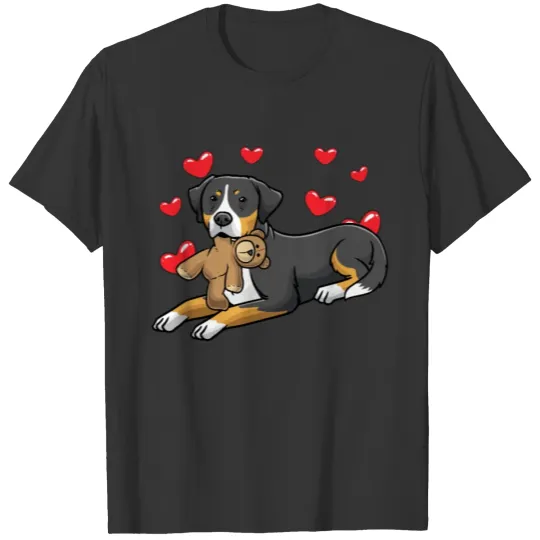 Greater Swiss Mountain Dog With Stuffed Animal T Shirts