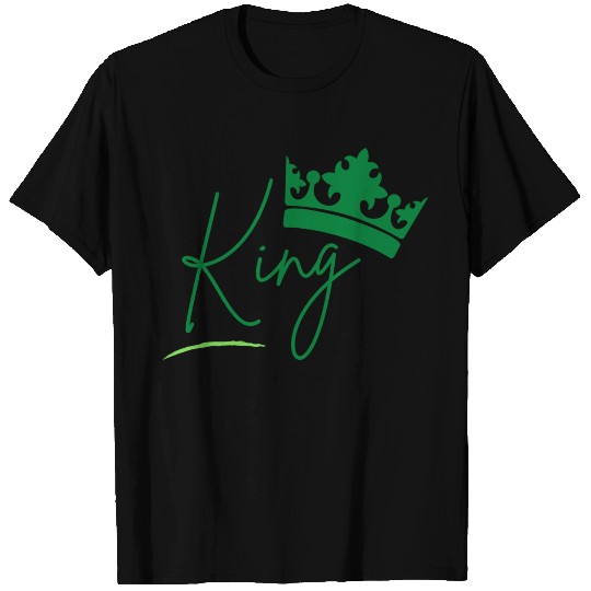King Queen Matching Couple T Shirts