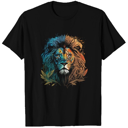 Two Face Lion T Shirts