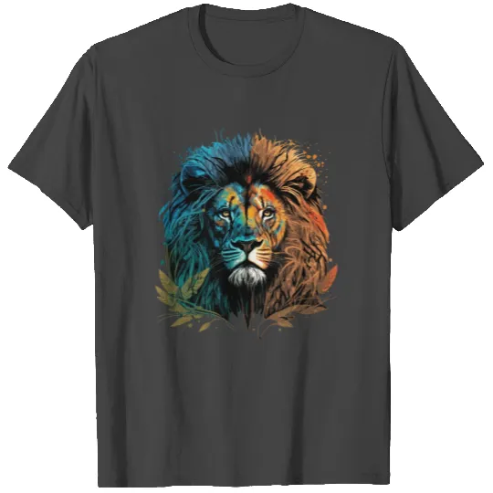 Two Face Lion T Shirts
