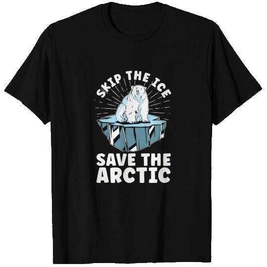 Global Warming Skip The Ice Environment Awareness T Shirts