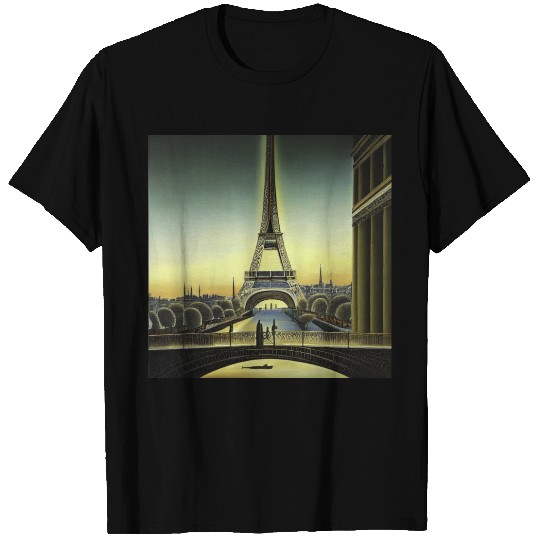 Paris painting in Salvador Dali's style T Shirts