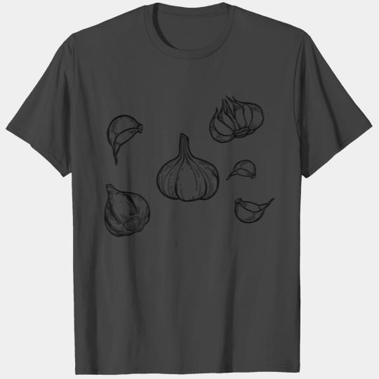 Garlic-Vintage Garlic-Cooking Lover Gifts T Shirts