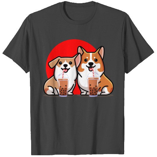 BOBA MILK TEA CORGI 4500x5400 T Shirts