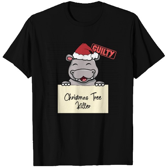 Hippo christmas funny prison T Shirts