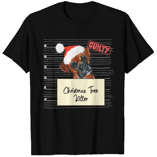 Boxer christmas funny prison T Shirts