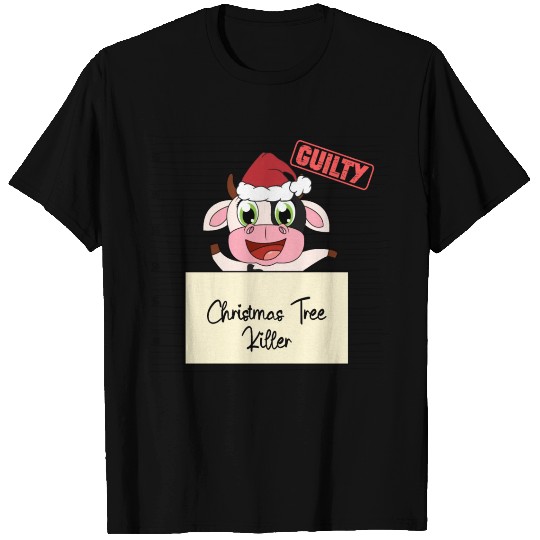 cow christmas funny prison T Shirts