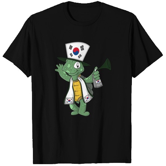 South Korean Fan Turtle T Shirts