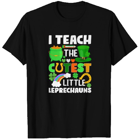 St. Patricks Day Teacher Cutest Little Leprechauns T Shirts