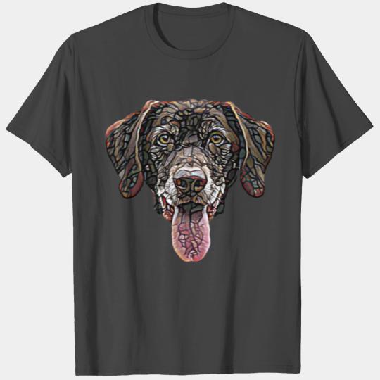 Chocolate Labrador Retriever Face T Shirts