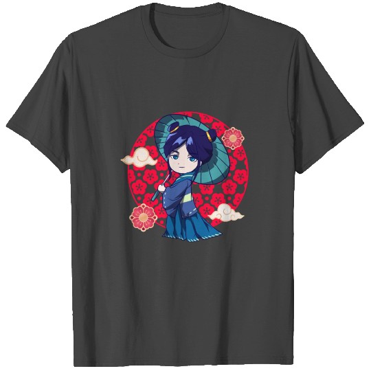 Chibi Anime Kawaii Kimono T Shirts