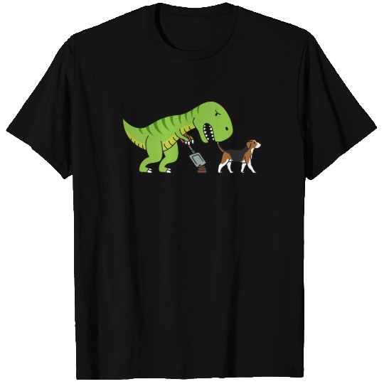 Beagle T-Rex Dinosaur Poop T Shirts