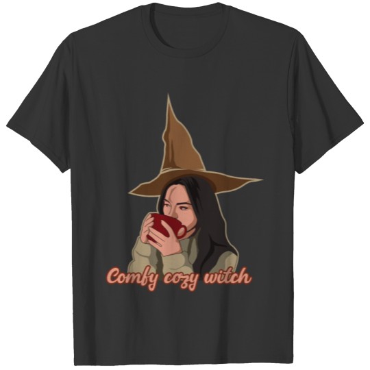 Comfy Cozy Witch Christmas Holiday Season T Shirts