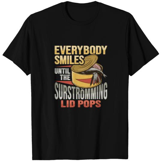 Canned Fish Surströmming Design for Swedish Fish T Shirts