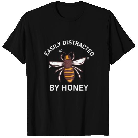 Beekeeping - Easily Distracted By Honey Beekeeper T Shirts